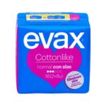 Evax Compresas Cottonlike Normal Alas 16 unidades