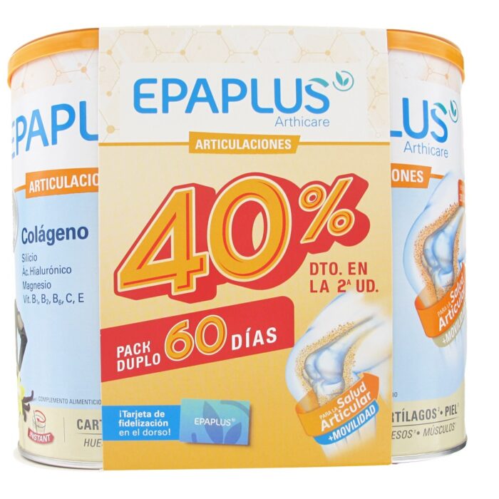 Epaplus Arthicare Mantenimiento Duplo Sabor Vainilla 2x328g - Imagen 1