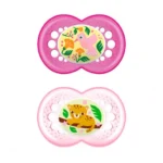 MAM Chupete Silicona Original 16+ Pack Doble Rosa