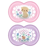 MAM Chupete Silicona Original 6+ Pack Doble Rosa