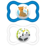 MAM Chupete Silicona Air 6+ Pack Doble Azul