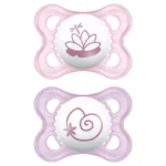 MAM Chupete Silicona Original 0-6+ Pack Doble Rosa