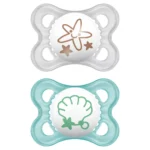 MAM Chupete Silicona Original 0-6+ Pack Doble Turquesa