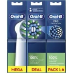 Oral-B Recambio Pro Cross Action 6 unidades