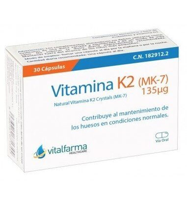 Vitamina K2 Vitalfarma 30 Comprimidos