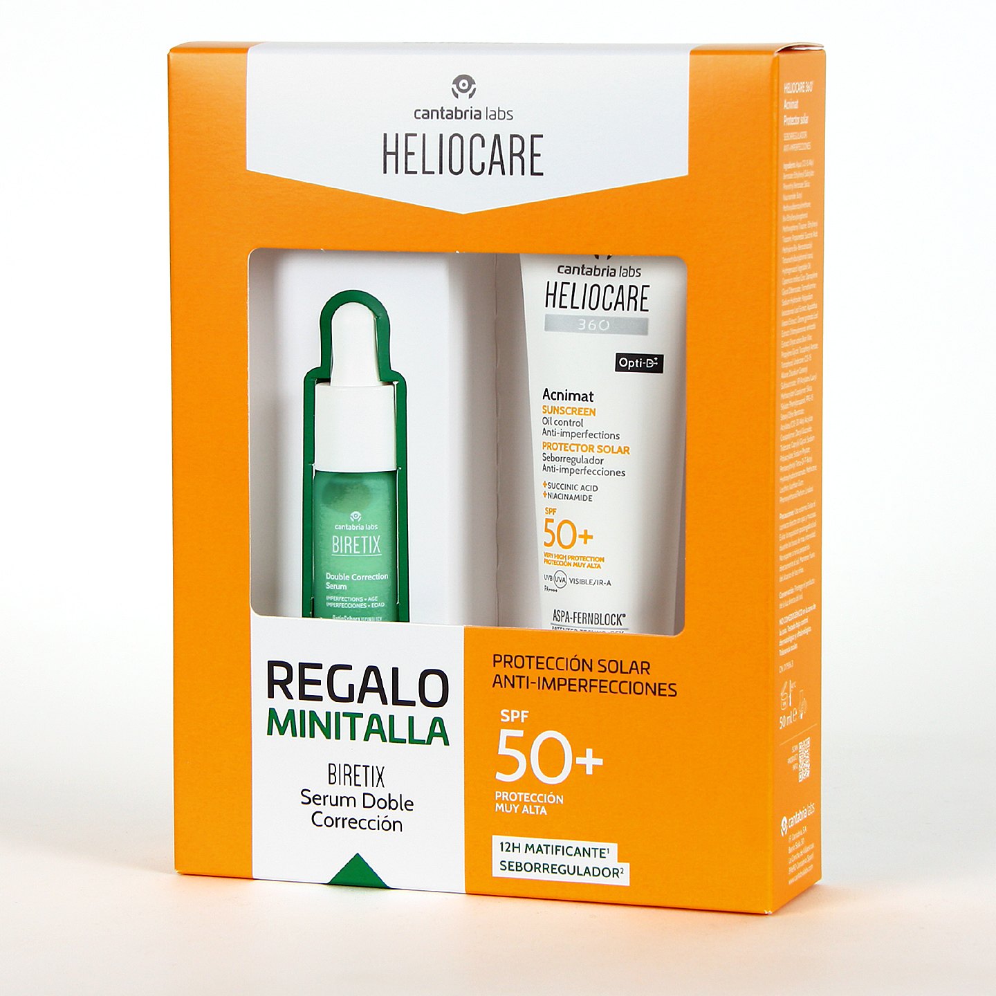 heliocare-360-acnimat-50-ml-con-biretix-doble-correccion-de-regalo-1440 Cantabria Labs Heliocare 360º Acnimat 50ml - Imagen 1