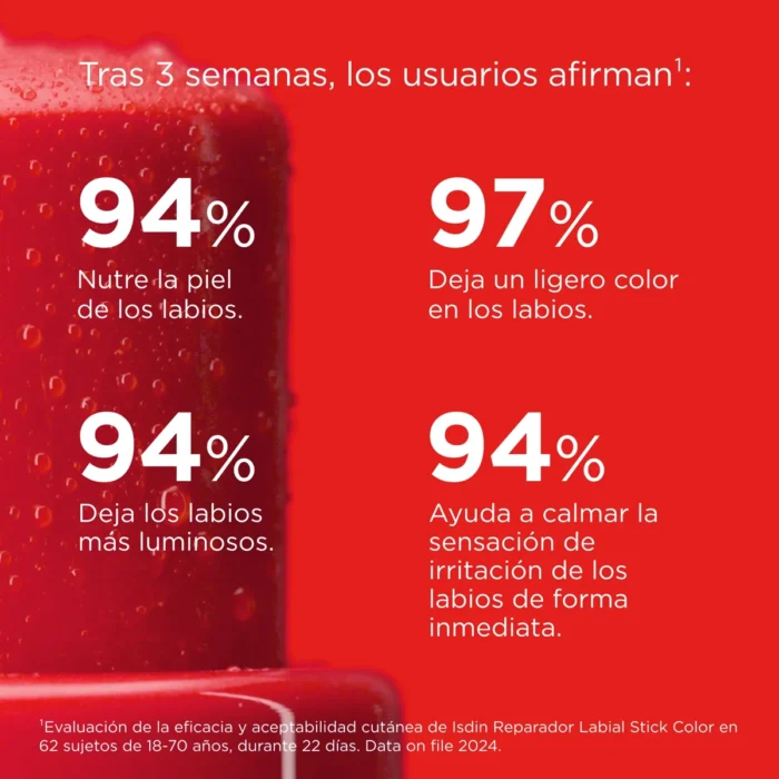 Isdin Reparador Labial Rojo 4g - Imagen 3
