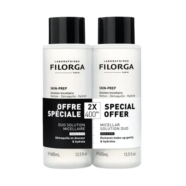 7550798 Filorga Skin Prep Duplo Solución Micelar 2x400ml - Imagen 1