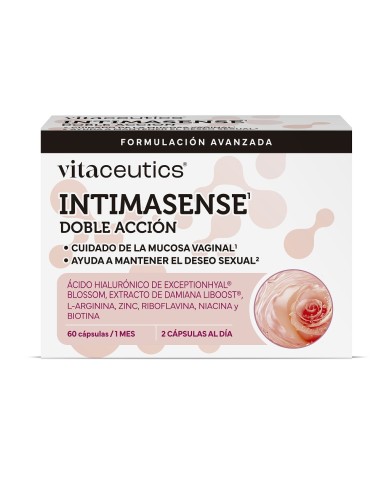 vitaceutics-intimasense-doble-accion Vitaceutics Intimasense 60 Cápsulas - Imagen 1