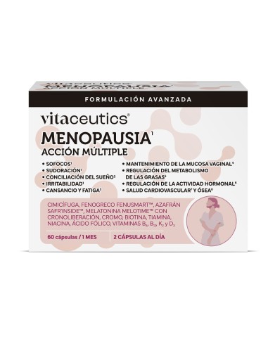 vitaceutics-menopausia-accion-multiple Vitaceutics Menopausia 60 Cápsulas - Imagen 1