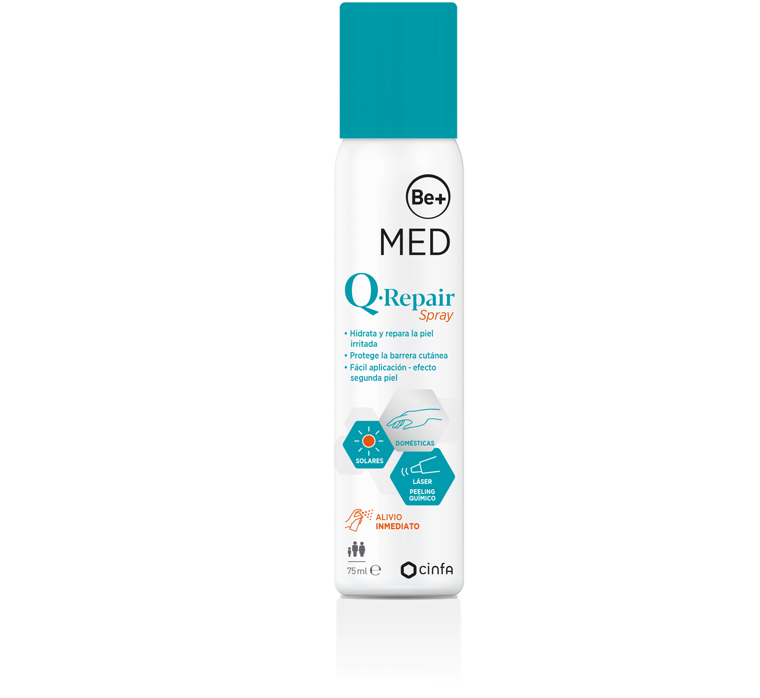 3D_QUEMADURAS_QREPAIR_G Be+ MED QRepair Spray 75 ml - Imagen 1