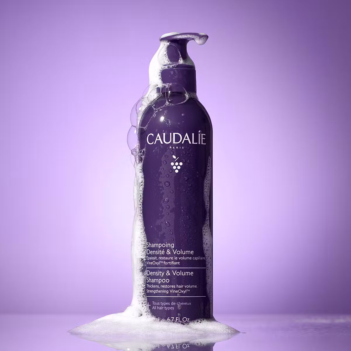 1_heroshot_haircare_shampoo Caudalie Champú Densidad y Volumen 200ml - Imagen 1